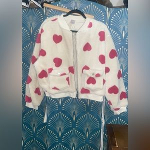Bomber heart jacket
